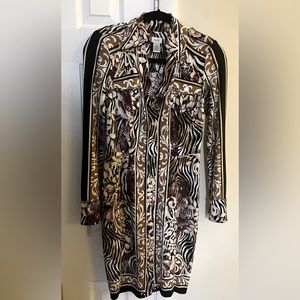 Cache multi color print dress size 0. Worn once